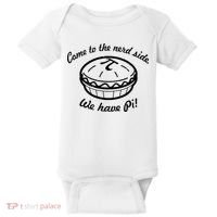 Come To The Nerd Side We Have Pi Baby Bodysuit thumb 0