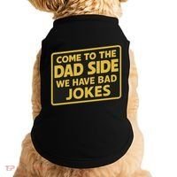 Come To The Dad Side We Have Bad Jokes Funny Parody Meme Doggie Tank thumb 0