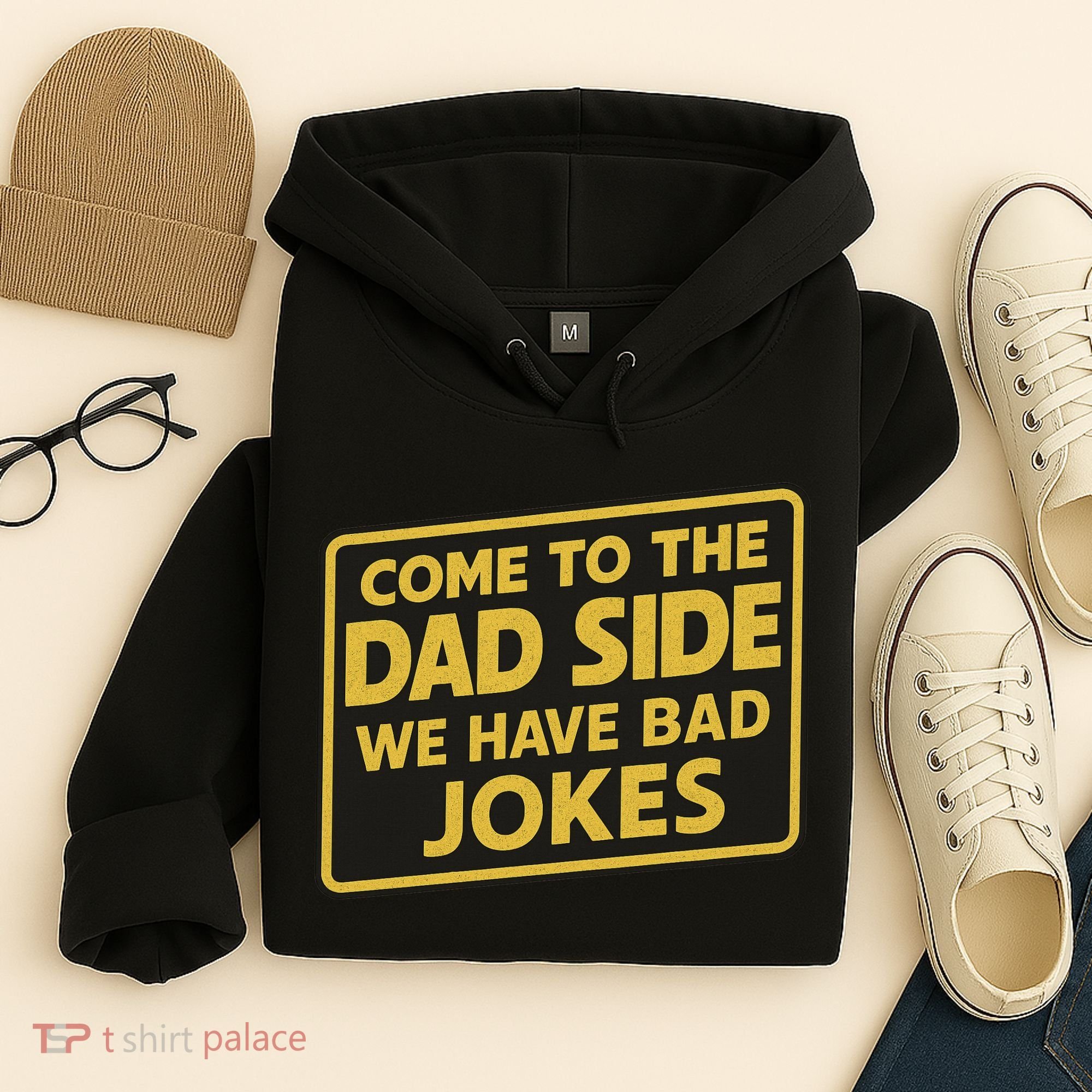 Come To The Dad Side We Have Bad Jokes Funny Parody Meme Hoodie