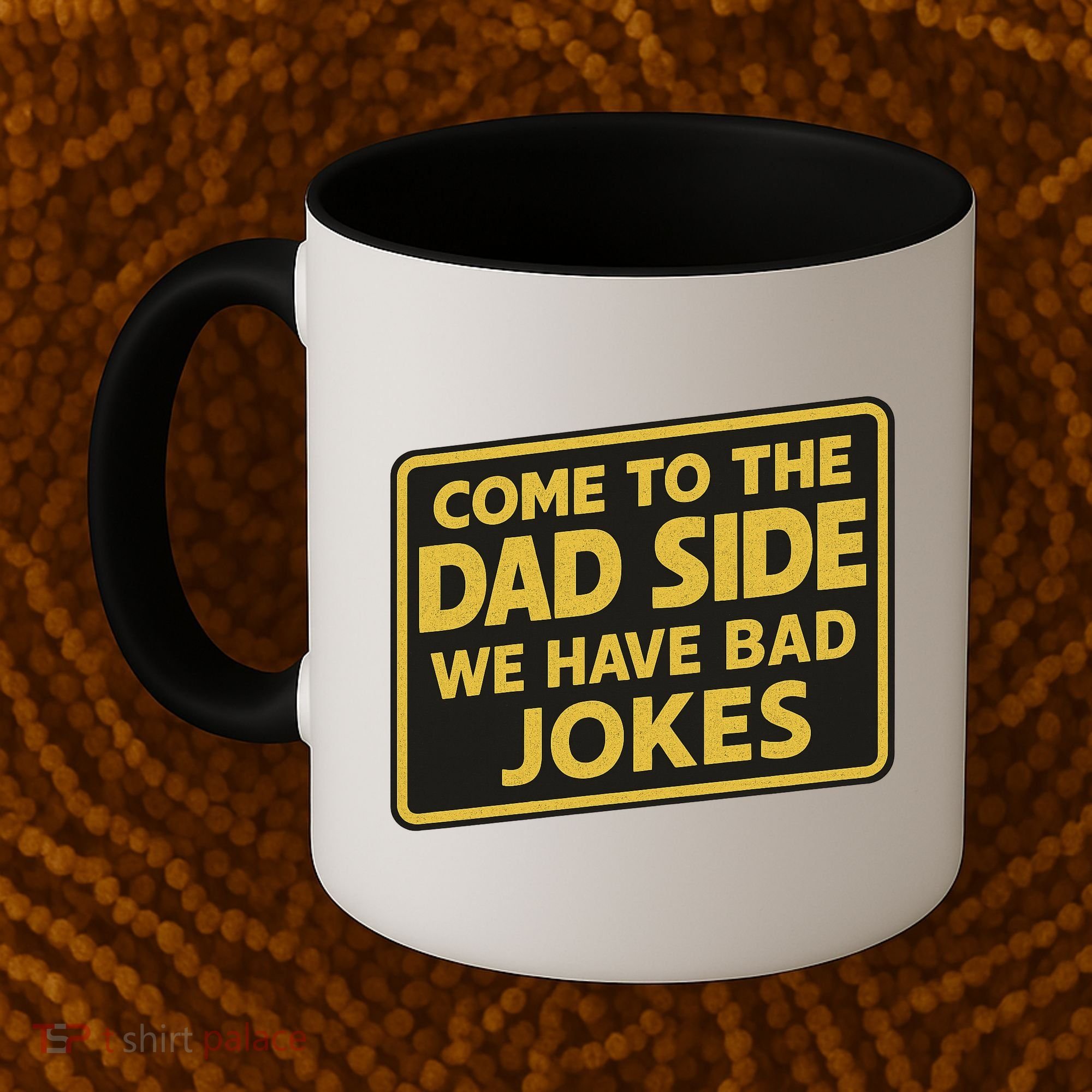 Come To The Dad Side We Have Bad Jokes Funny Parody Meme Coffee Mug