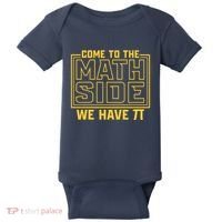 Come To The Math Side We Have Pi Baby Bodysuit thumb 0