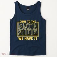 Come To The Math Side We Have Pi Tank Top thumb 2