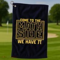 Come To The Math Side We Have Pi Golf Towel thumb 1