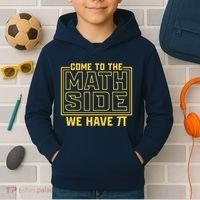 Come To The Math Side We Have Pi Kids Hoodie thumb 2