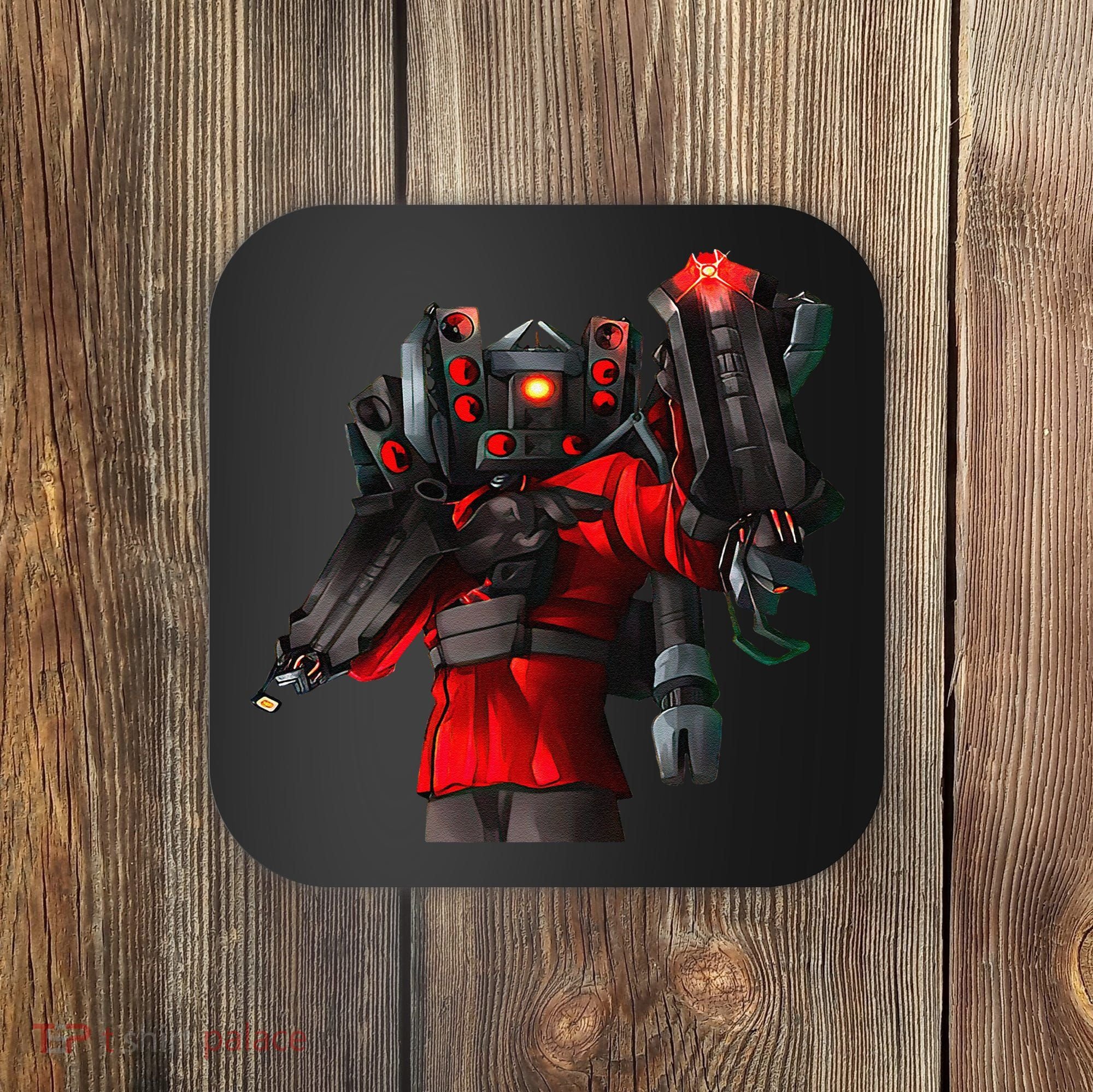 Cameraman Toilet Tvman Speakerman Birthday Coaster