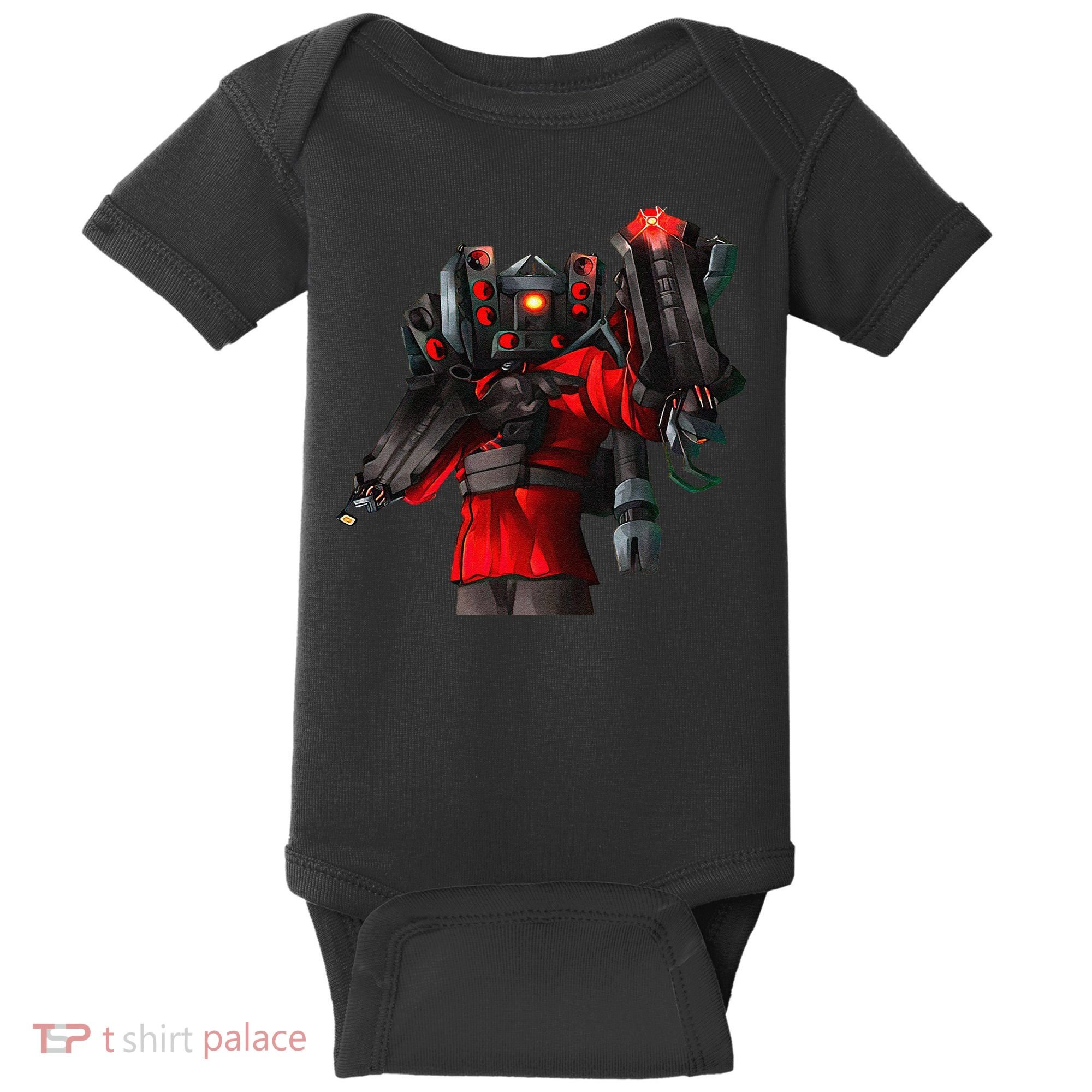 Cameraman Toilet Tvman Speakerman Birthday Baby Bodysuit