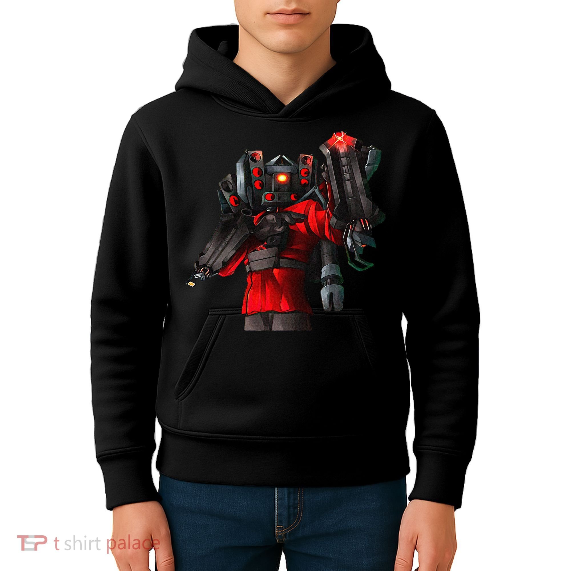 Cameraman Toilet Tvman Speakerman Birthday Kids Hoodie