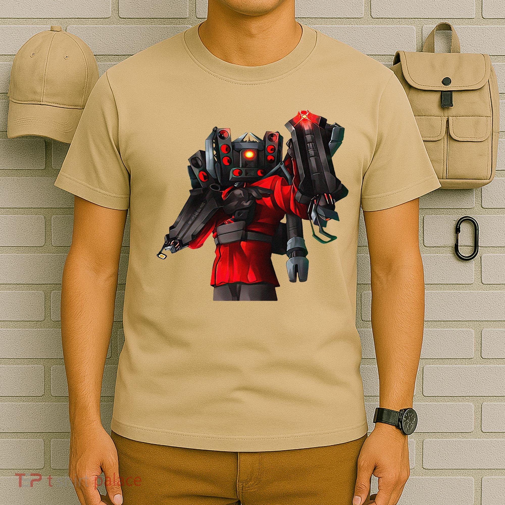 Cameraman Toilet Tvman Speakerman Birthday T-Shirt