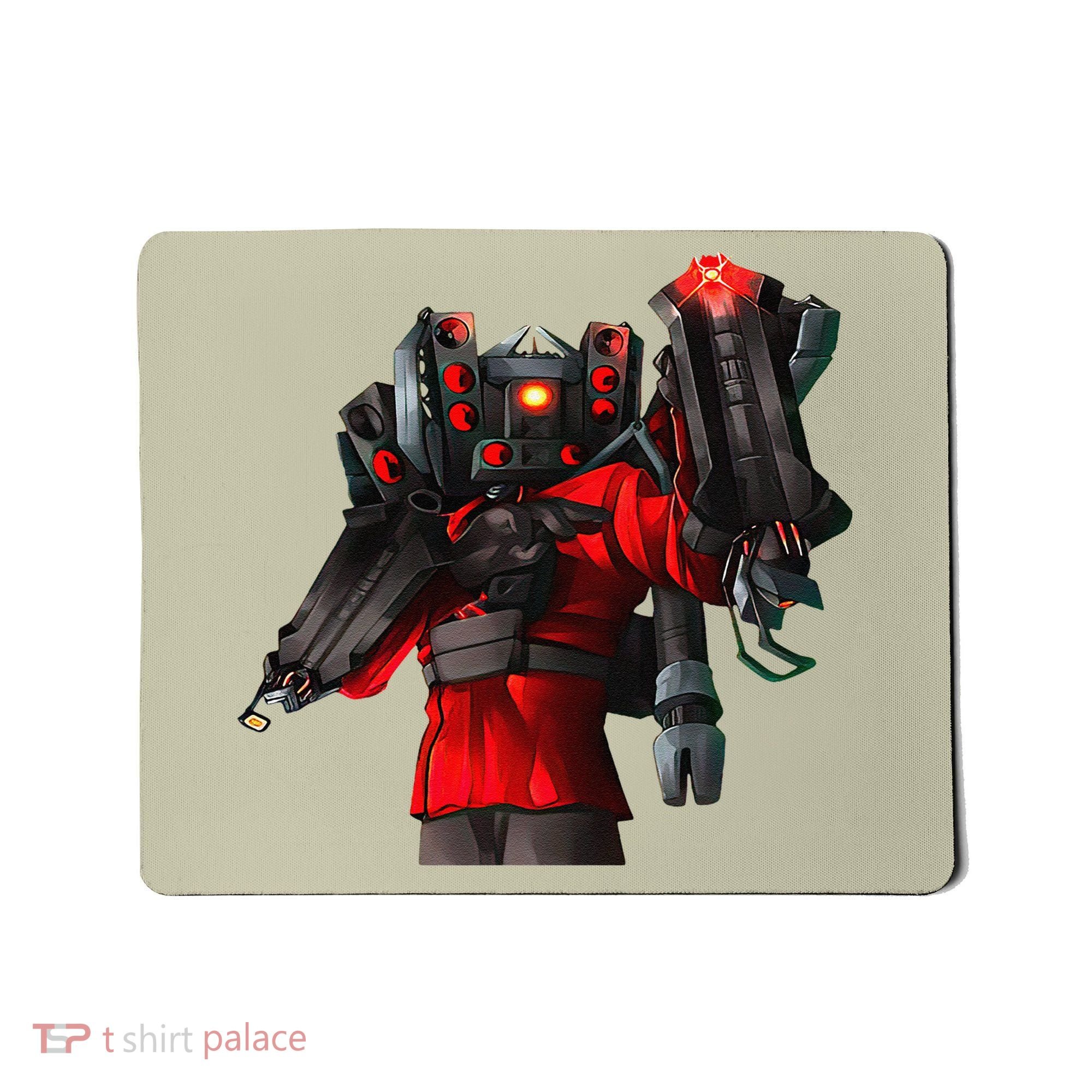 Cameraman Toilet Tvman Speakerman Birthday Mousepad