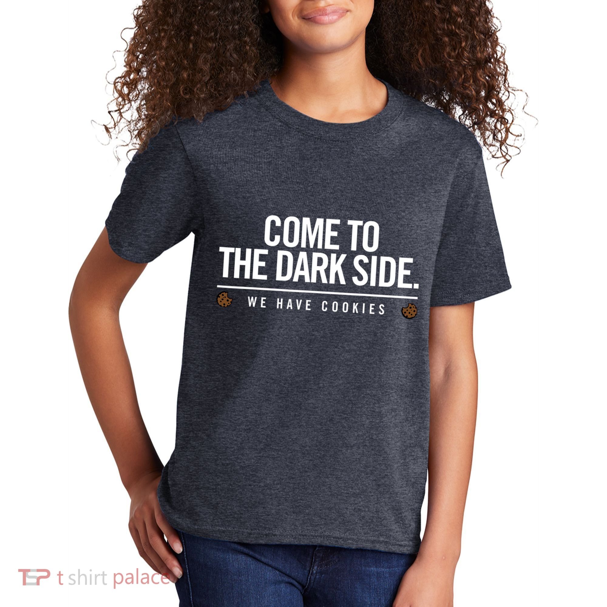 Come To The Dark Side We Have Cookies Funny Kids T-Shirt