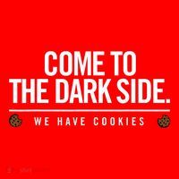 Come To The Dark Side We Have Cookies Funny Santa Hat thumb 1