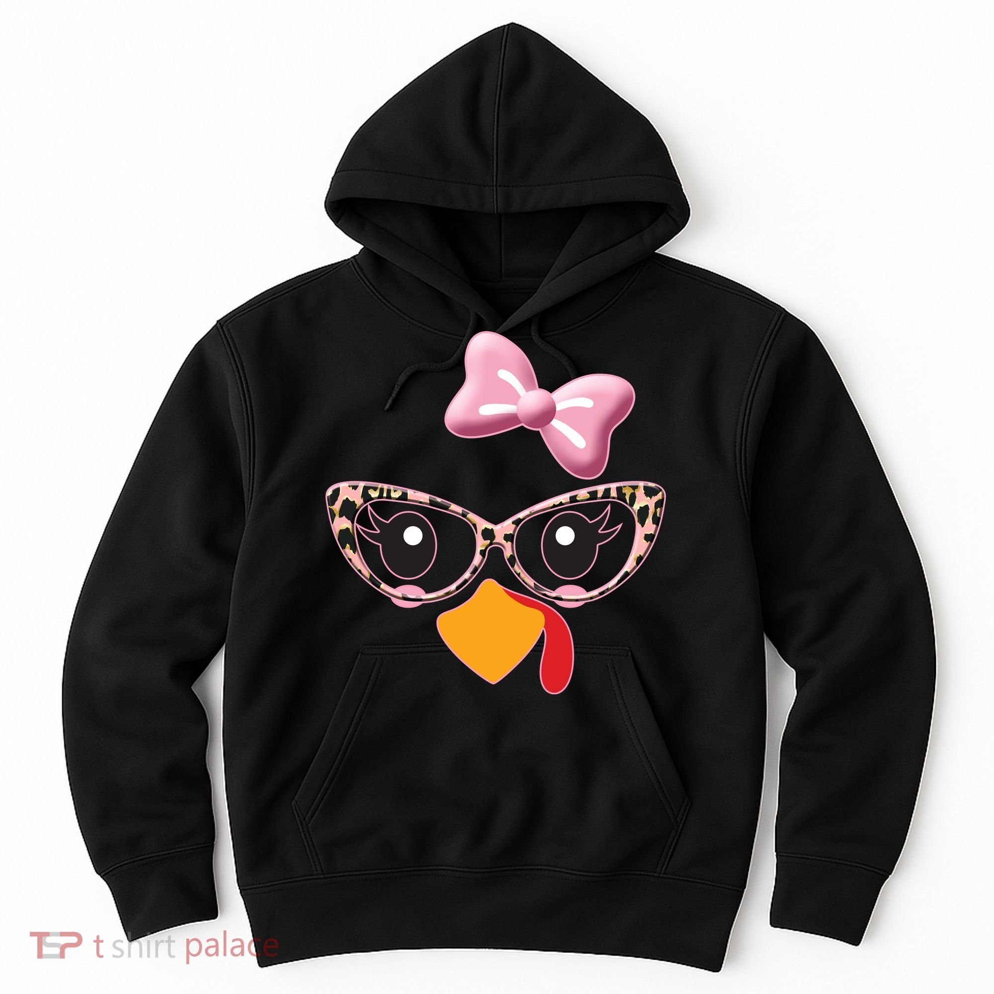 Cute Thanksgiving Turkey Girl Hoodie