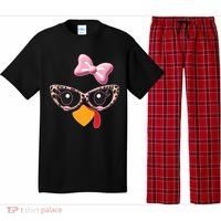 Cute Thanksgiving Turkey Girl Pajama Set thumb 0