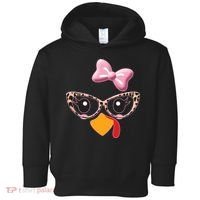 Cute Thanksgiving Turkey Girl Toddler Hoodie thumb 0