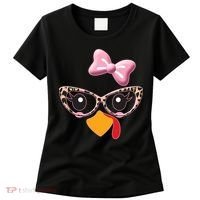 Cute Thanksgiving Turkey Girl Women's T-Shirt thumb 0
