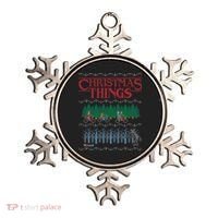 Christmas Things Ugly Christmas Sweater Ornament thumb 0