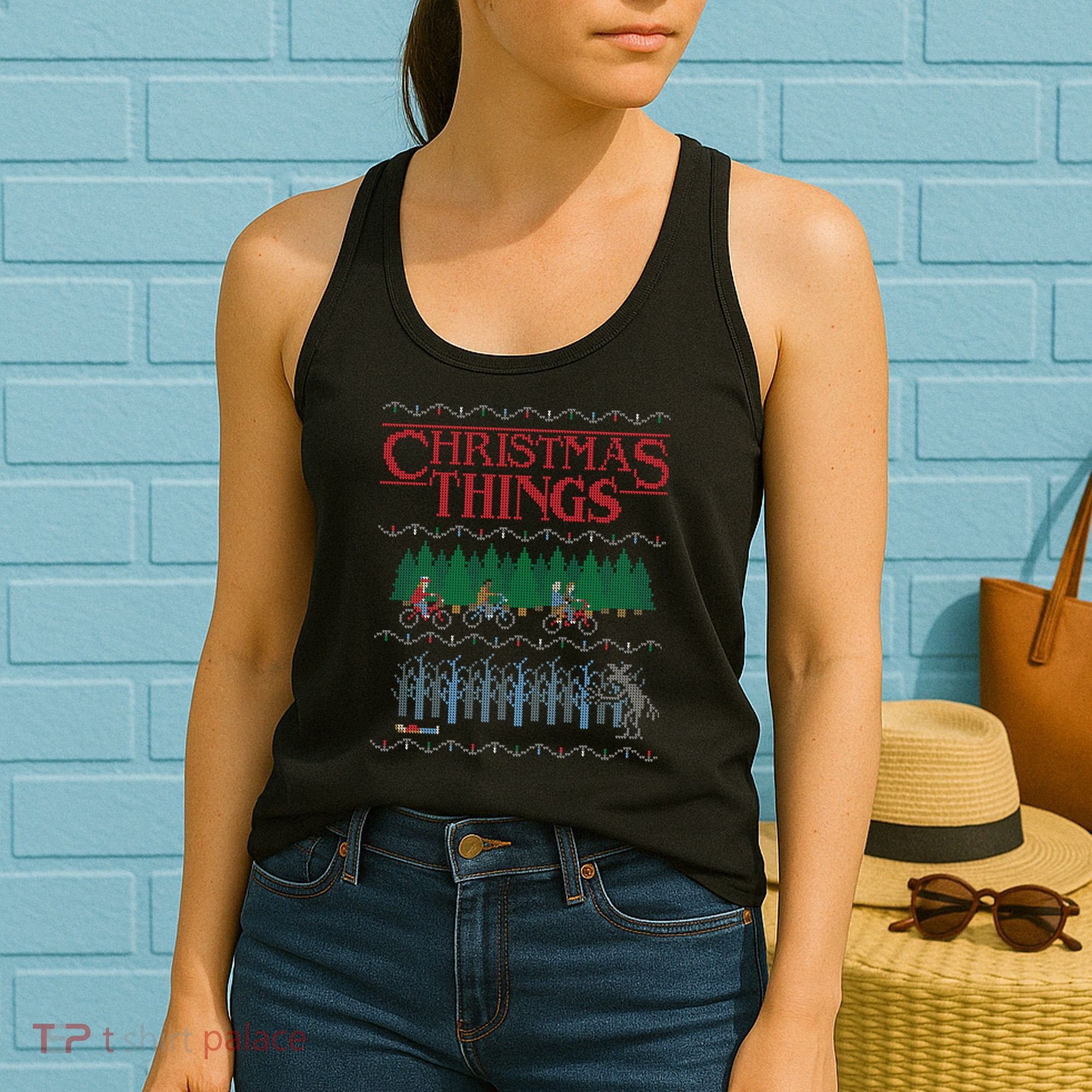 Christmas Things Ugly Christmas Sweater Women's Tank Top