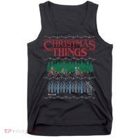 Christmas Things Ugly Christmas Sweater Tank Top thumb 0