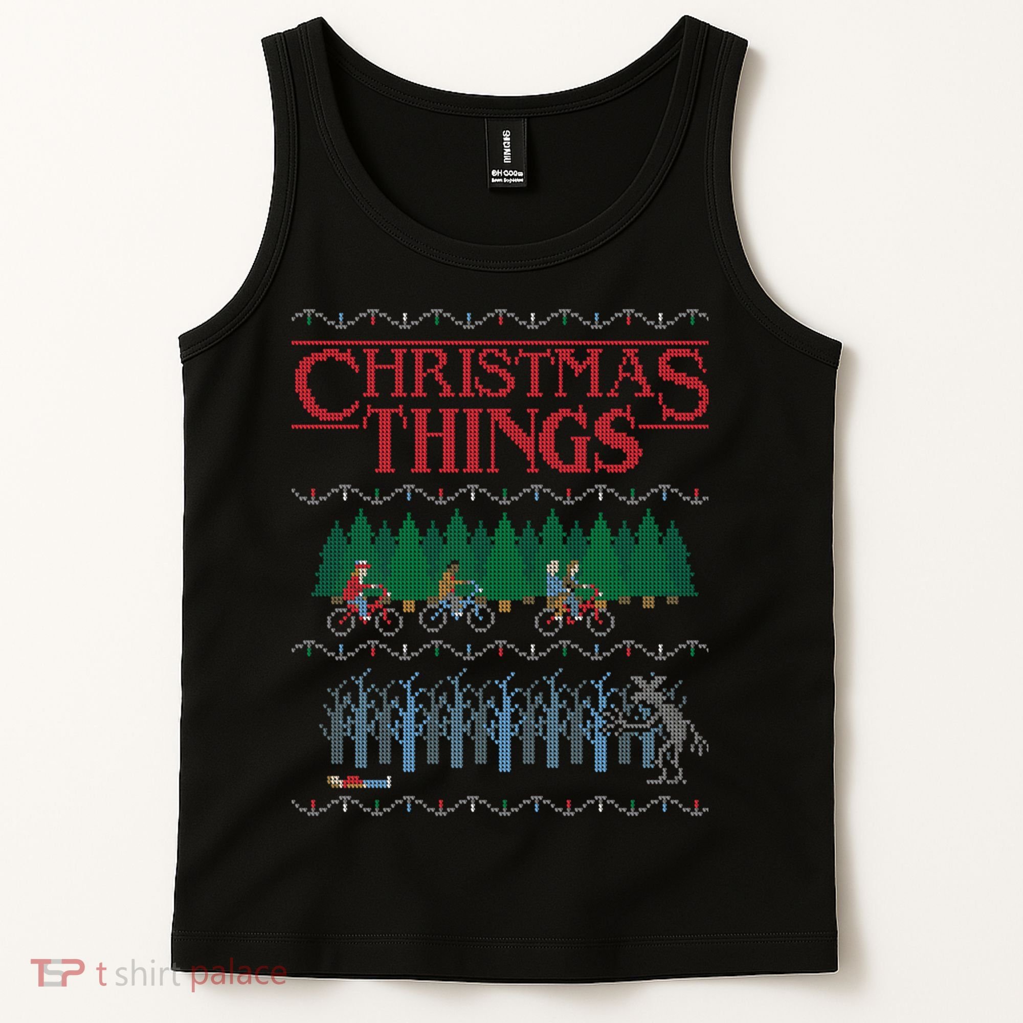 Christmas Things Ugly Christmas Sweater Tank Top