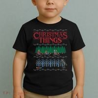 Christmas Things Ugly Christmas Sweater Toddler T-Shirt thumb 2