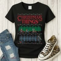 Christmas Things Ugly Christmas Sweater Women's T-Shirt thumb 3