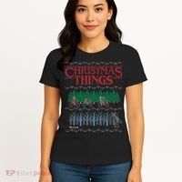 Christmas Things Ugly Christmas Sweater Women's T-Shirt thumb 4