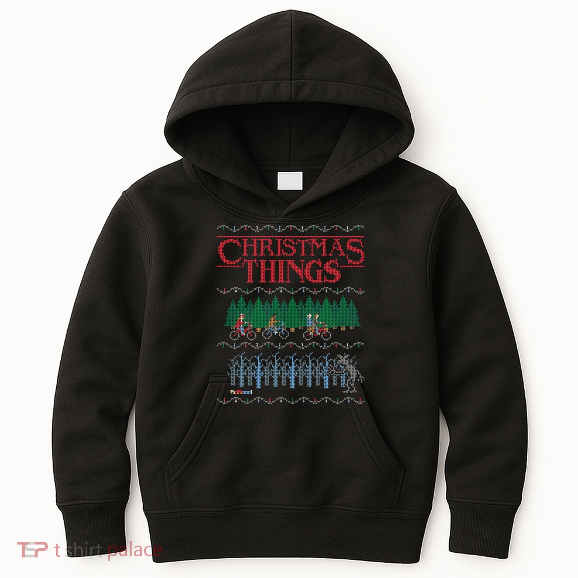 Christmas Things Ugly Christmas Sweater Kids Hoodie