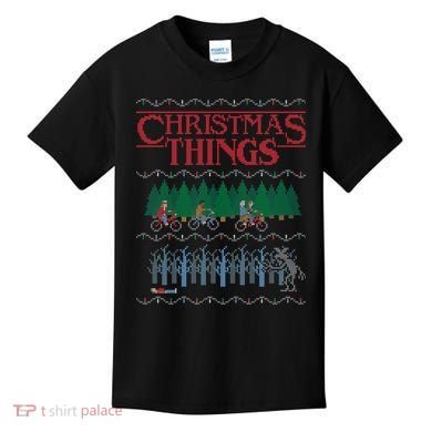 Christmas Things Ugly Christmas Sweater Kids T-Shirt