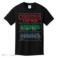Christmas Things Ugly Christmas Sweater Kids T-Shirt thumb 0