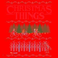 Christmas Things Ugly Christmas Sweater Santa Hat thumb 1