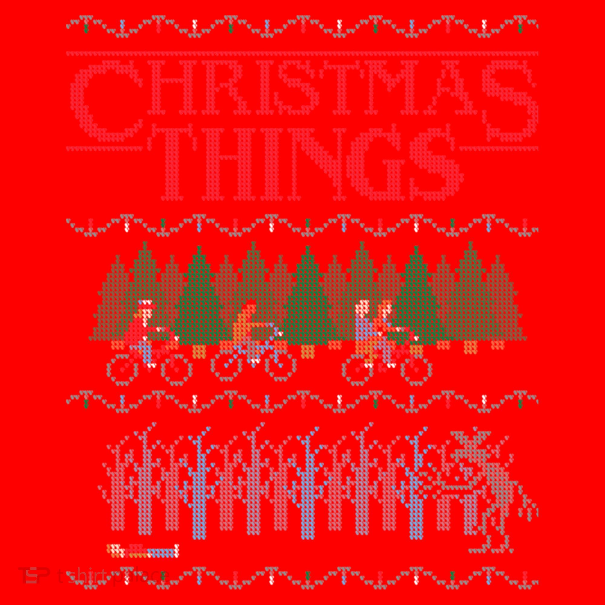 Christmas Things Ugly Christmas Sweater Santa Hat