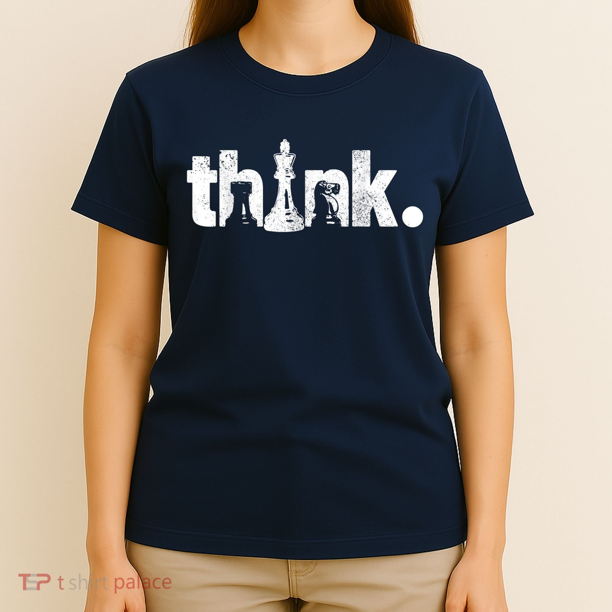 Chess Think Vintage Chess Master Club Chess Player T-Shirt