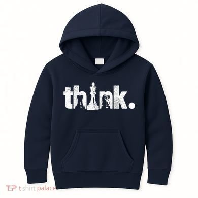 Chess Think Vintage Chess Master Club Chess Player Kids Hoodie