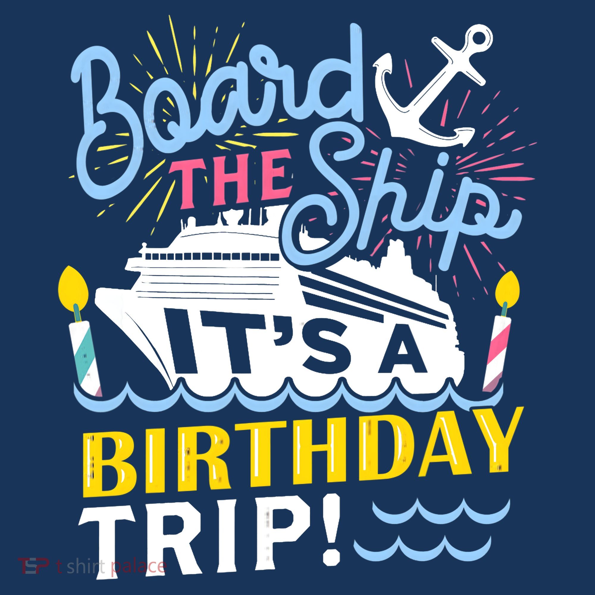 Cruise Trip Vacation Gift - Birthday Cruise Apron