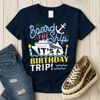 Cruise Trip Vacation Gift - Birthday Cruise Women's T-Shirt thumb 3