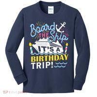 Cruise Trip Vacation Gift - Birthday Cruise Kids Long Sleeve Shirt thumb 0