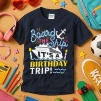 Cruise Trip Vacation Gift - Birthday Cruise Kids T-Shirt thumb 3
