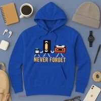 Cassette Tape Video Tape Floppy Disk We Will Never Forget Great Gift Hoodie thumb 3
