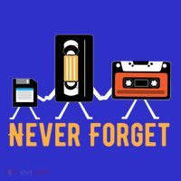 Cassette Tape Video Tape Floppy Disk We Will Never Forget Great Gift Sweatshirt thumb 3