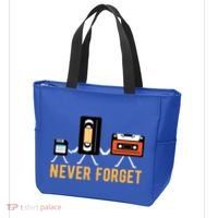 Cassette Tape Video Tape Floppy Disk We Will Never Forget Great Gift Tote Bag thumb 3