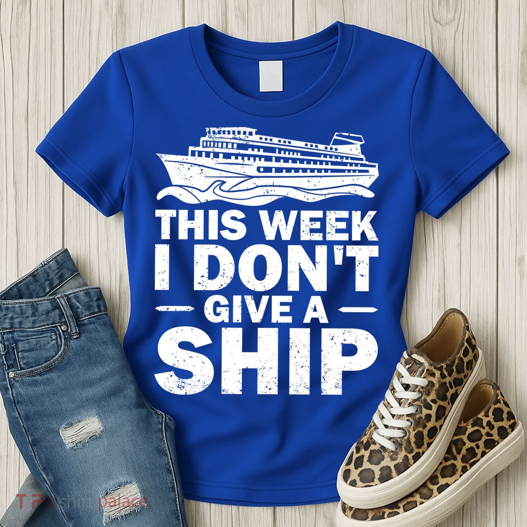 Cruise This Week I Don't Give A Ship Therapy Great Gift Women's T-Shirt