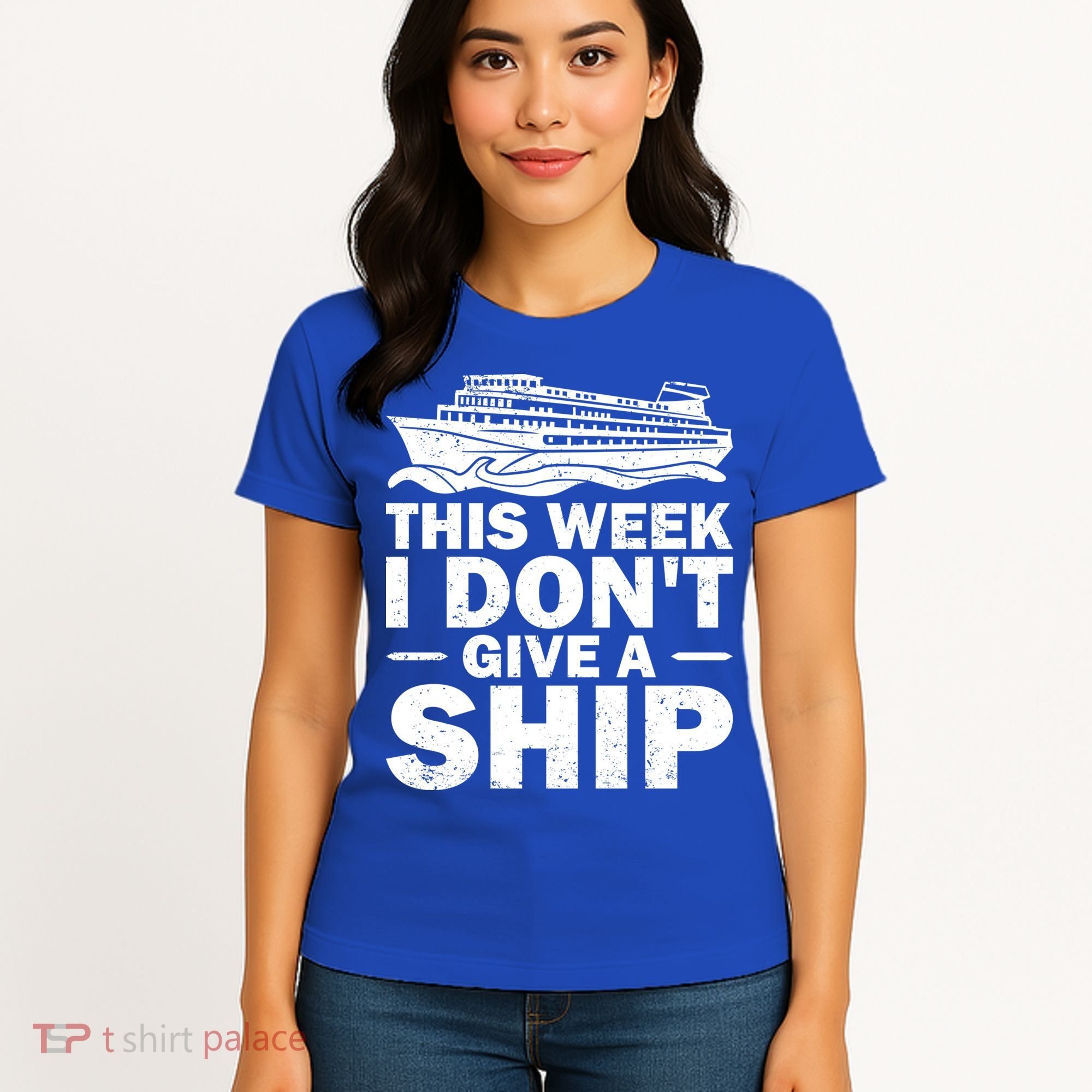 Cruise This Week I Don't Give A Ship Therapy Great Gift Women's T-Shirt