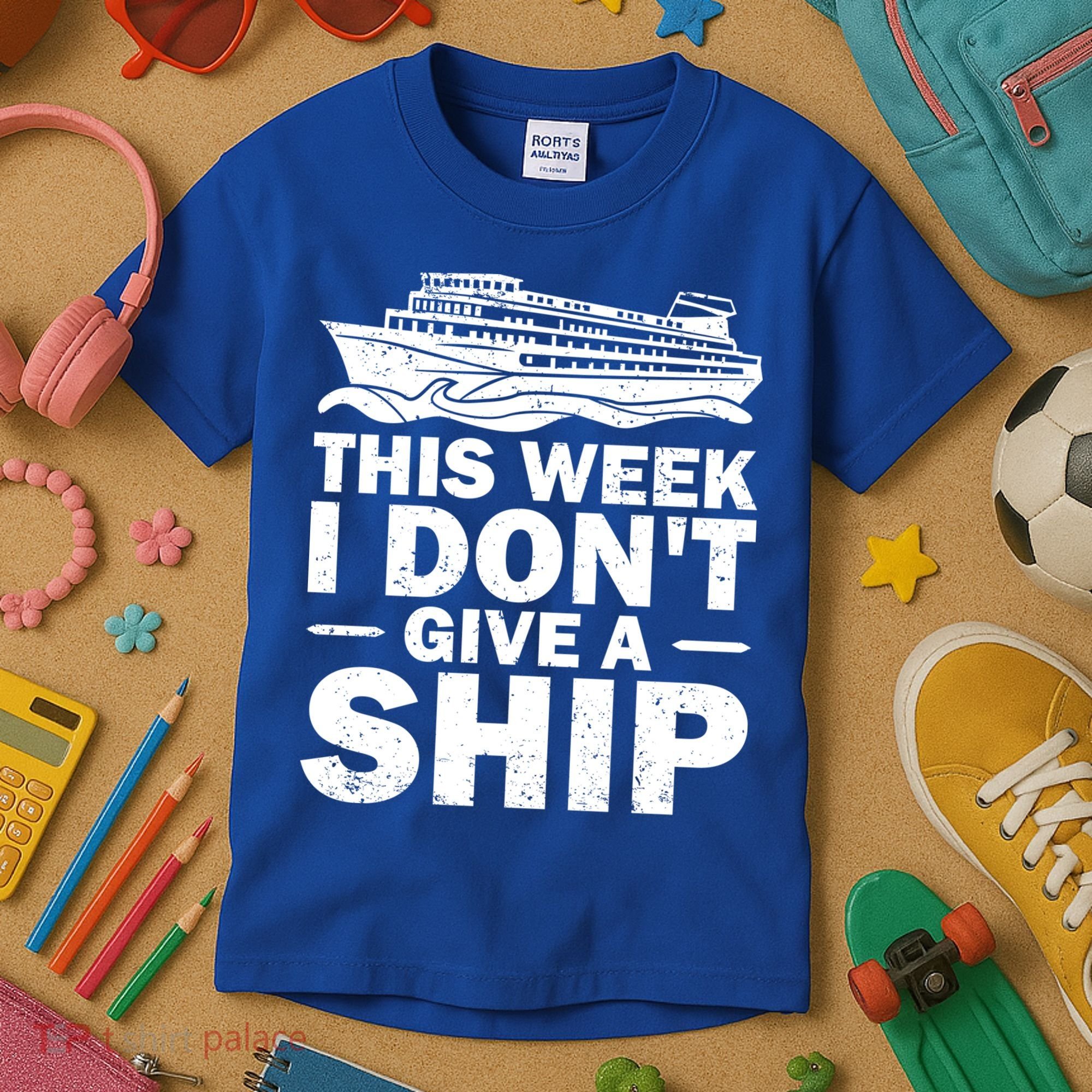 Cruise This Week I Don't Give A Ship Therapy Great Gift Kids T-Shirt