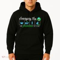Changing The World One Phoneme At A Time Teacher Hoodie thumb 2