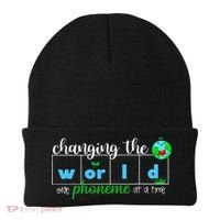 Changing The World One Phoneme At A Time Teacher Beanie thumb 0
