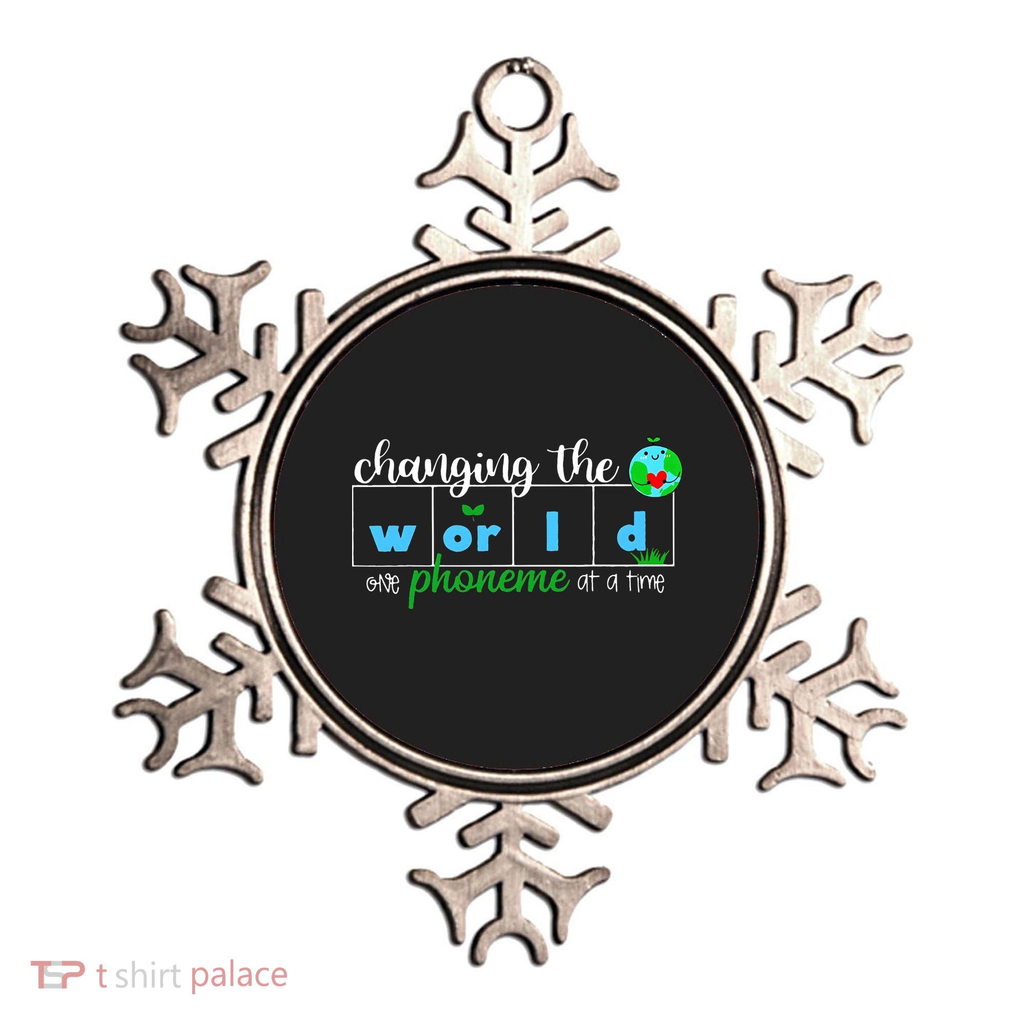 Changing The World One Phoneme At A Time Teacher Ornament