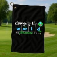 Changing The World One Phoneme At A Time Teacher Golf Towel thumb 1