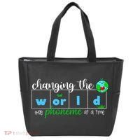 Changing The World One Phoneme At A Time Teacher Tote Bag thumb 0