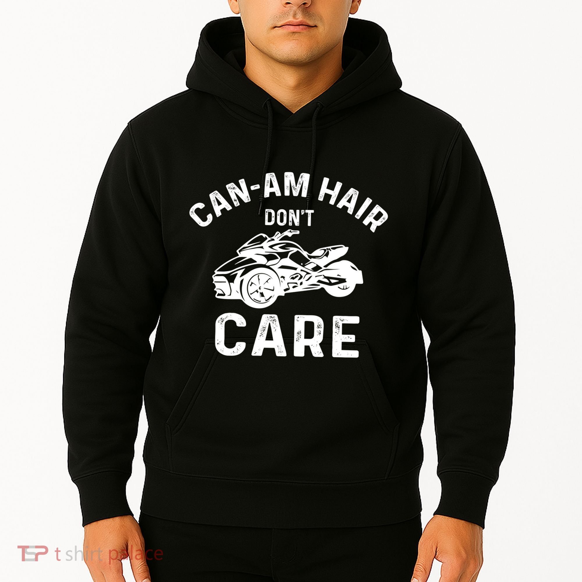 Canam Three Wheels Funny Riding Hoodie