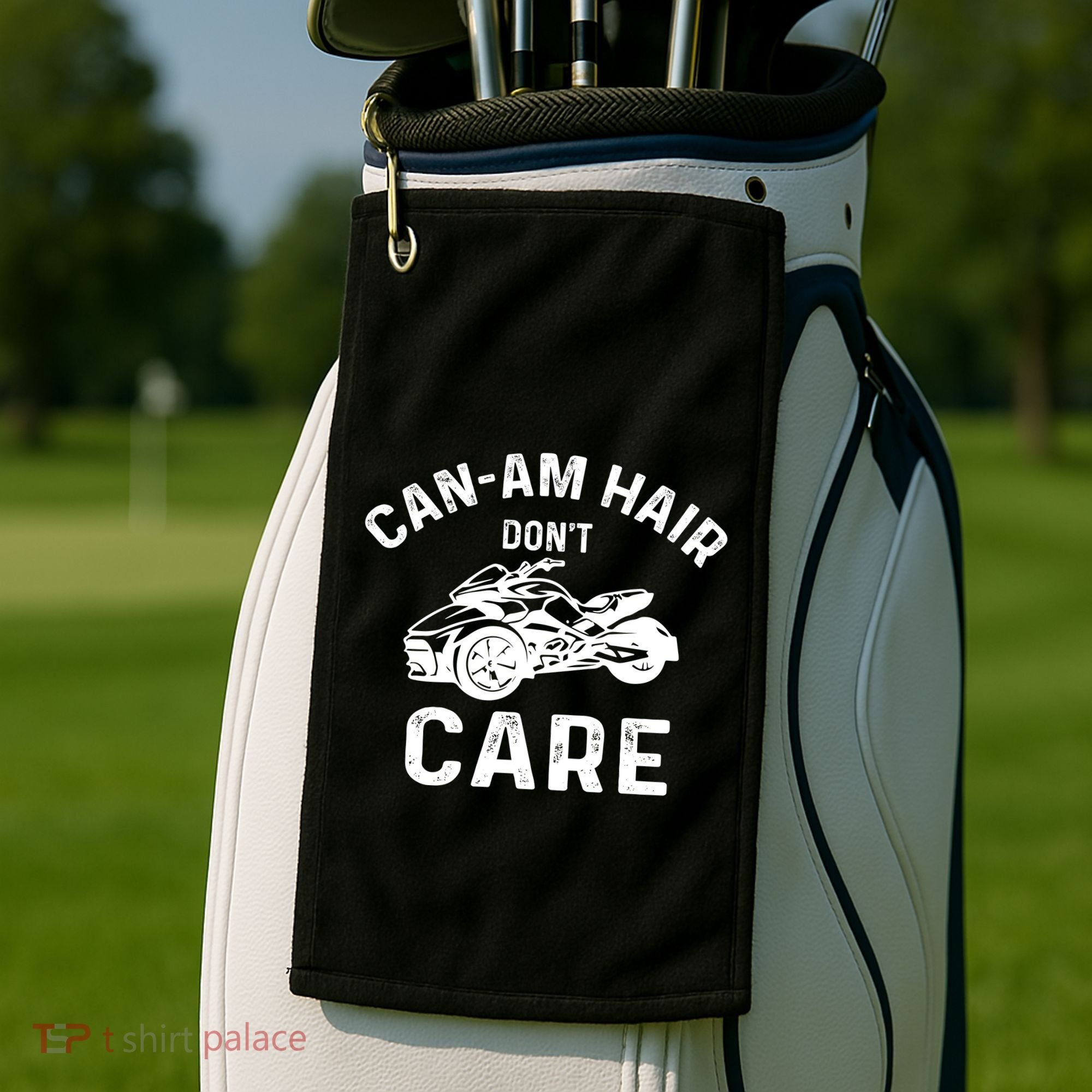 Canam Three Wheels Funny Riding Golf Towel
